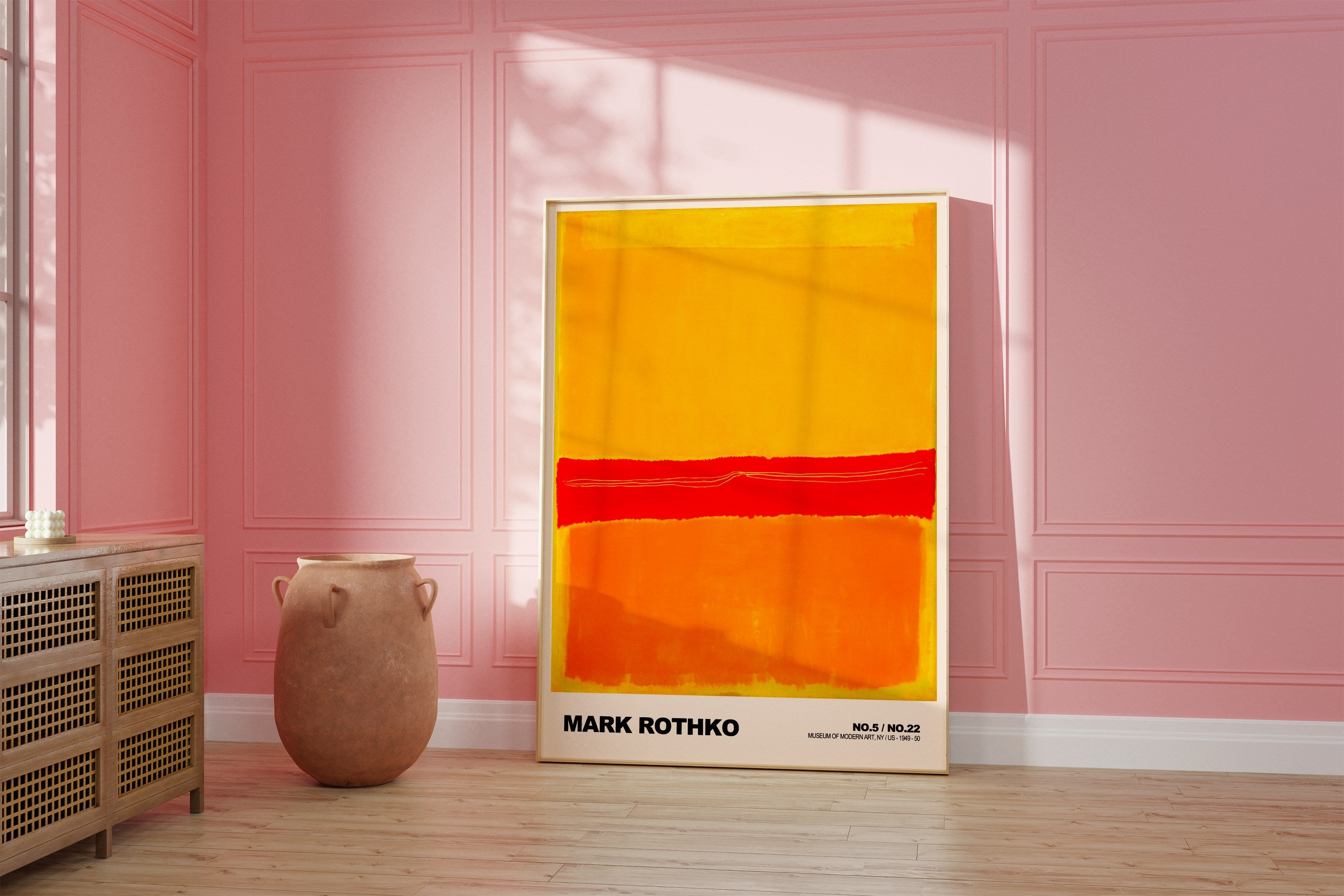 Mark Rothko 5 Mark Rothko: No.5/No.22 Poster – studio august