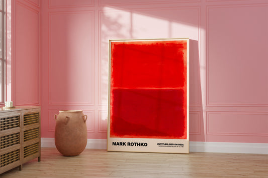 Mark Rothko: Red on Red Poster