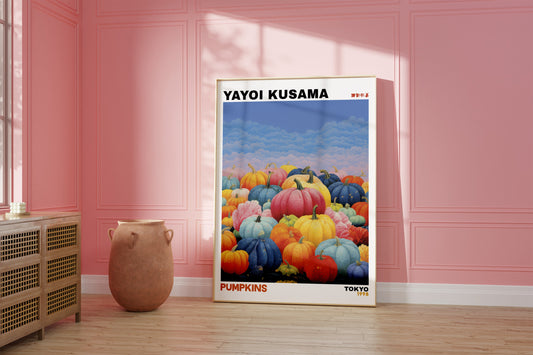 Yayoi Kusama: Colourful Pumpkins Poster