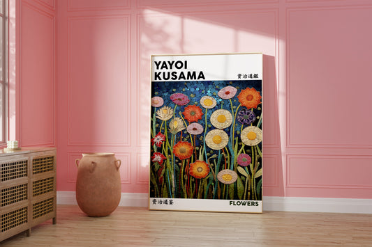 Yayoi Kusama: Flower Poster