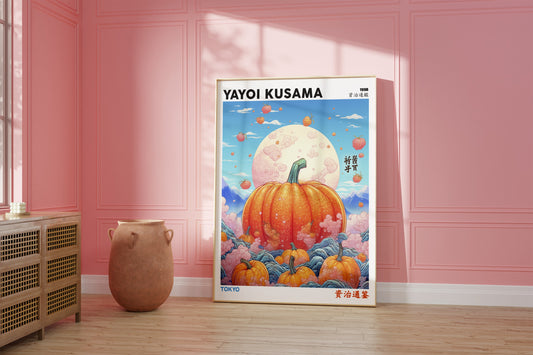 Yayoi Kusama: Orange Pumpkin